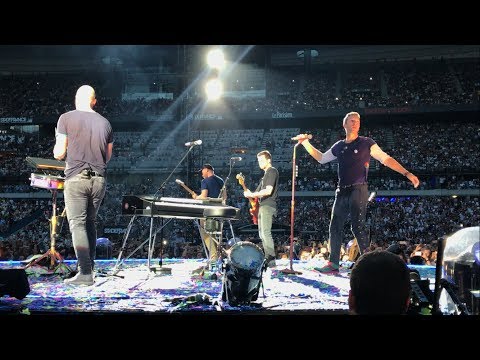 COLDPLAY ALWAYS IN MY HEAD UP CLOSE AT STADE DE FRANCE PARIS 16/07/17