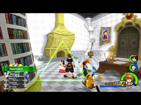 Kingdom Hearts II Final Mix HD Walkthrough - 08 - Disney Castle