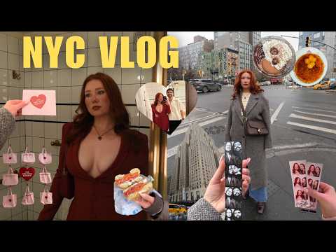 NYC Vlog: shopping, date night, amazing eats + fun events