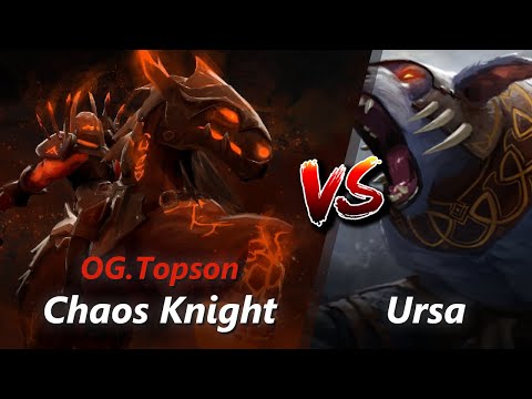 How to Chaos Knight offlane vs Ursa/Witch Doctor (feat. Topson) | First 10 minutes