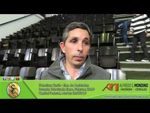 30-07-19 - Francisco Garín  - Enc .de Haciendas - Alfredo S. Mondino - Capital Federal