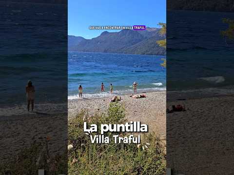 Playa La Puntilla en Villa Traful - Verano 2026