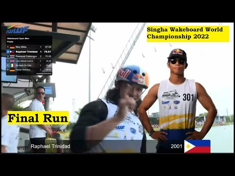 WAKEBOARDING - Final Run (IWWF Singha Wakeboard World Championship 2022) at ESC Thai Wake park!!