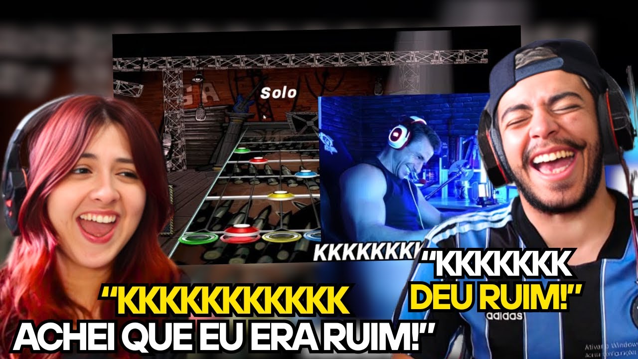 SUPER XANDÃO e A PIOR GAMEPLAY de GUITAR HERO da HISTÓRIA KKKKKKKKKKKK | REACT