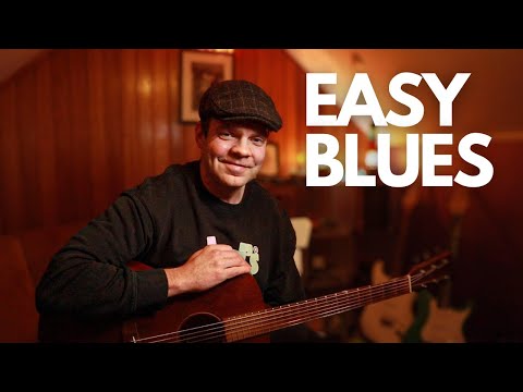 Fun Acoustic Blues With Licks - A E & D Chords 🎶