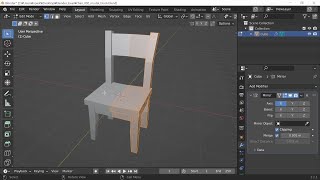 블렌더 기초 :: 8 의자 - 모델링 블로킹