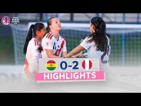 BOLIVIA vs. PERÚ [0-2] | RESUMEN | CONMEBOL SUB20 FEMENINA 2026 | FASE DE GRUPOS