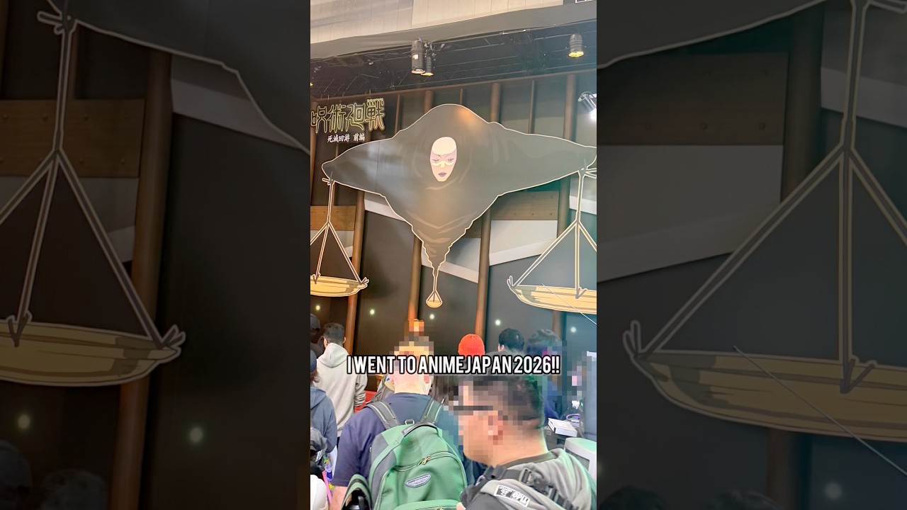 AnimeJapan 2026!!!😆#jjk #animejapan #frieren #mha #chainsawman #csm #jojo #onepiece #hunterxhunter