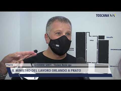 2021-09-30 PRATO - IL MINISTRO DEL LAVORO ORLANDO A PRATO