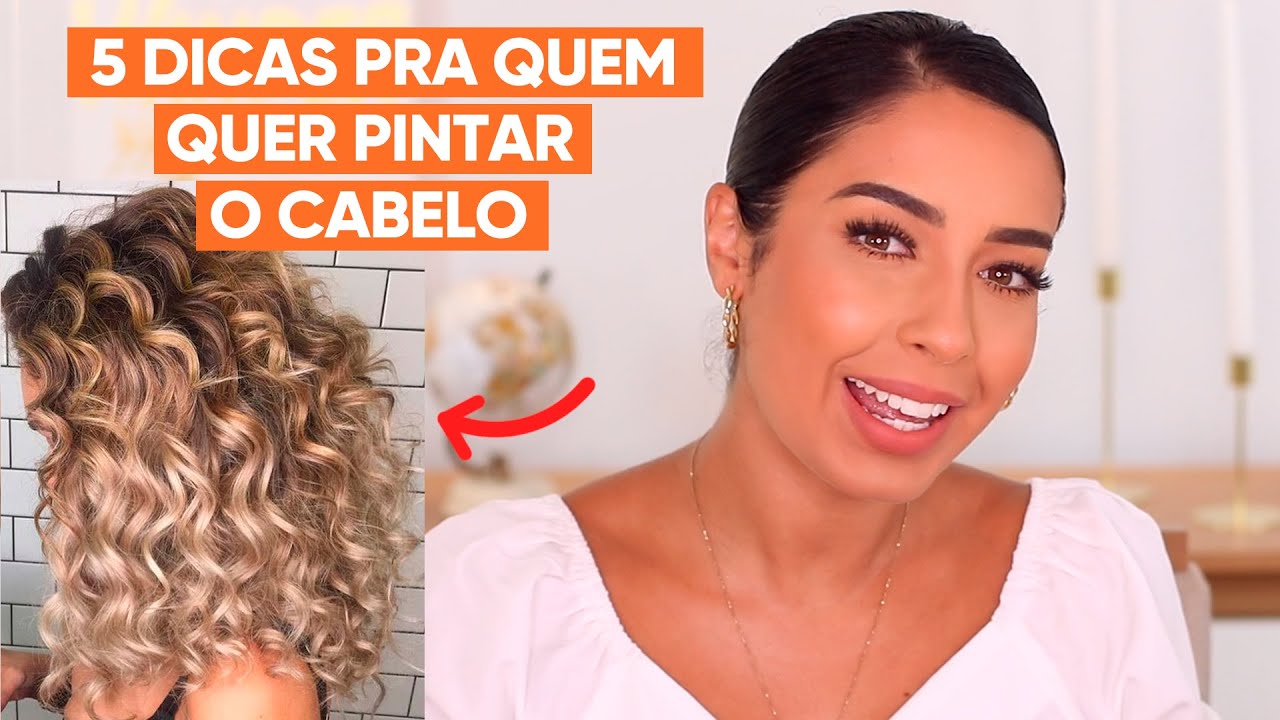 5 DICAS PRA QUEM QUER PINTAR O CABELO CACHEADO DE FORMA SAUDÁVEL | JULIANA LOUISE