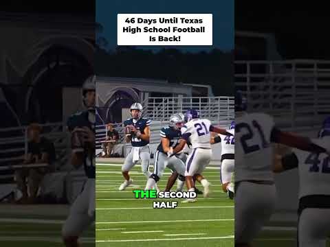 Posting 1 play every day until Texas High School Football is back! 46 Days left!