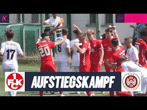 Doppelter Platzverweis! Relegationsdrama um die U19-Bundesliga | FC Kaiserslautern - Wiesbaden U19
