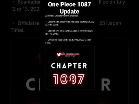 One Piece Chapter 1087 Update #onepiece #onepiecenetflix #shorts