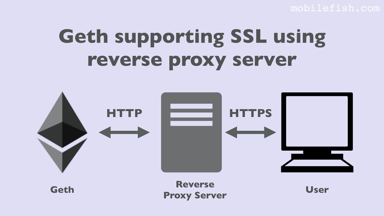 Geth supporting SSL using reverse proxy server