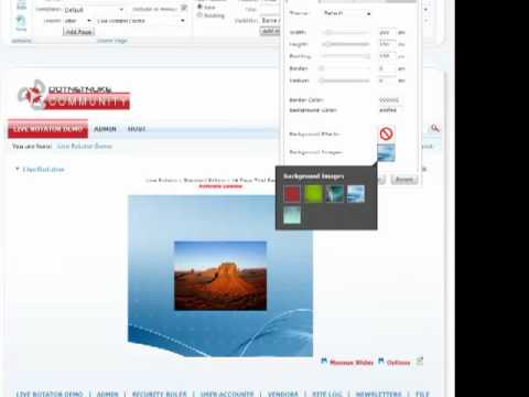 Live Rotator - Working w/Background Images | DotNetNuke Module | Mandeeps.com