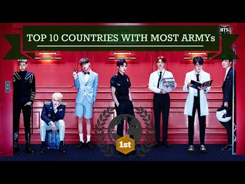 WHICH COUNTRIES LOVE BTS THE MOST? [TOP 10 RANKING POPULARITY]