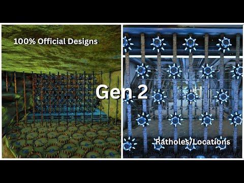 Top 5 Gen 2 Ratholes/Base Locations W/ Designs *Updated* - Ark