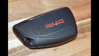 GMC Yukon Denali key fob battery replacement - EASY DIY
