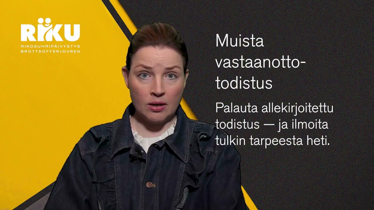Oikeudenkäynti, osa 1/2 | Rikosprosessi-sarja 7/9
