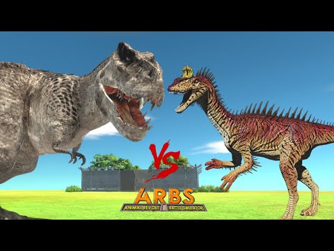 V-Rex VS Cryolophosaurus (PCE) - Animal Revolt Battle Simulator Dinosaurs