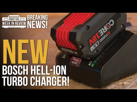 Bosch changes Battery Chargers FOREVER with ONE BUTTON. NEW Bosch HELL-ION Turbo Charger is HERE.
