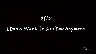 Lyrics | XYLO - I Don&#39;t Want To See You Anymore