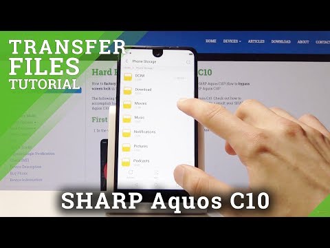 How to Transfer Photos in SHARP Aquos C10 - Move Media