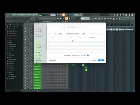 How to export stems from FL studio