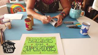 En Reciclarte I aprende a hacer brazaletes superpoderosos