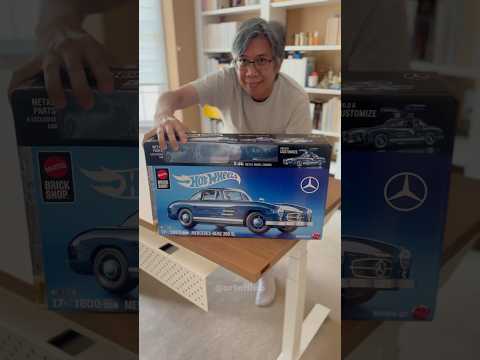 Every click. Pure brick therapy! Mercedes 300 SL @Mattel @HotWheels #MattelBrickShop #hotwheels