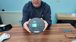 Portable CD Player with Bluetooth, Speakers Review #ad