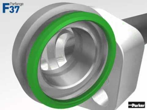 Parker - Parflange F37-System für Rohr-Flansch-Verbindungen