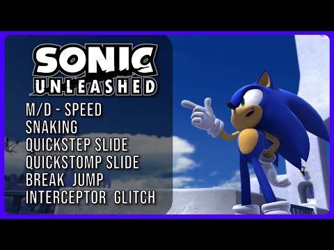 DEFINITIVE Speedrun Tricks Tutorial (M/D-Speed, QSS, Break Jump, and more) I Sonic Unleashed