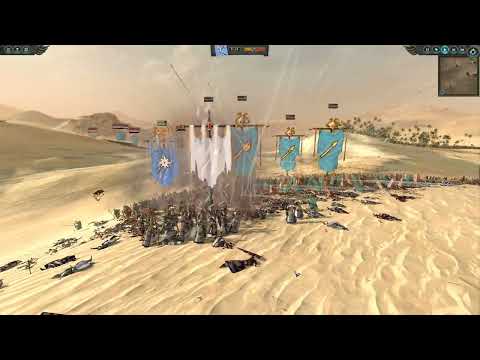 Total War - Warhammer II - High Elves Vs Tomb Kings Epic Battle