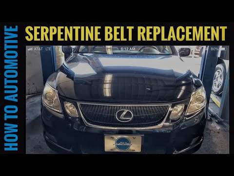 How To Replace The Serpentine Belt On A Lexus GS 300
