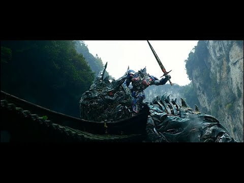Transformers 4 |  Optimus Prime VS Grimlock Savaş Sahnesi | HD Ses Kalitesi