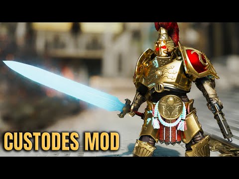 CUSTODES MOD HAS RETURNED! Adeptus Custodes vs Tyranids - Warhammer 40k: Space Marine 2 (4K)