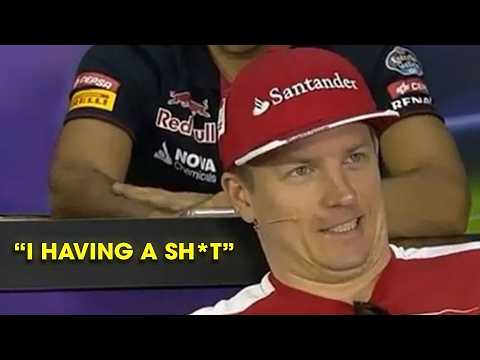 Kimi Räikkönen dreht 10 irre Minuten lang komplett durch.