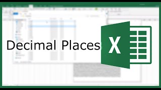 How to set the Number of Decimal Places Displayed in Excel? | Excel in Minutes