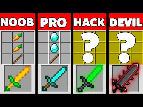 Insane Minecraft Battle: Noob vs Pro vs Hacker vs Devil!!