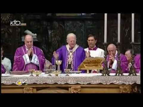 Messe de funérailles du cardinal Carlo Maria Martini