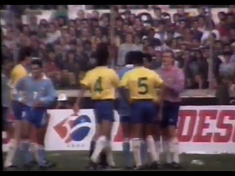 URUGUAI 1x1 BRASIL - 15/08/1993 - Eliminatórias Copa do Mundo 1994 - Fantástico
