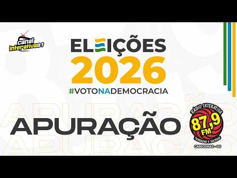 🔴​ AO VIVO | COBERTURA DAS ELEIÇÕES 2026 | RESULTADOS EM TEMPO REAL | ENTREVISTAS |