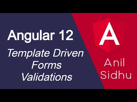 Angular 12 tutorial 36 Template driven form Validations