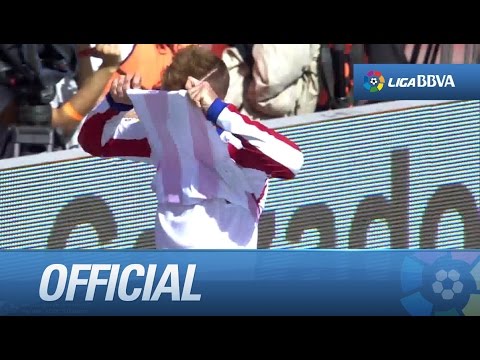 Balón al palo de Griezmann