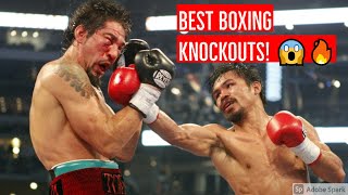 10 minutes of Boxing Knockouts!!! 🥊🥊(Pacquiao, Tyson, and more)