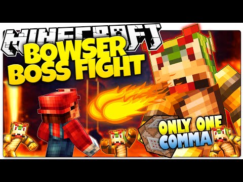 Logdotzip - Minecraft | BOWSER BOSS BATTLE! | Epic New Armor | Only One Command (One Command Creation)