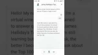 Talk To James Halliday's Top Wines on Android
