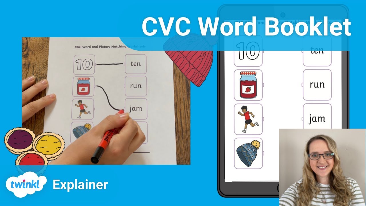 How to Use The CVC Word Activity Booklet