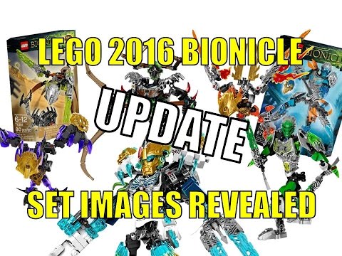 LEGO 2016 BIONICLE SET IMAGES REVEALED & PRICES UPDATE